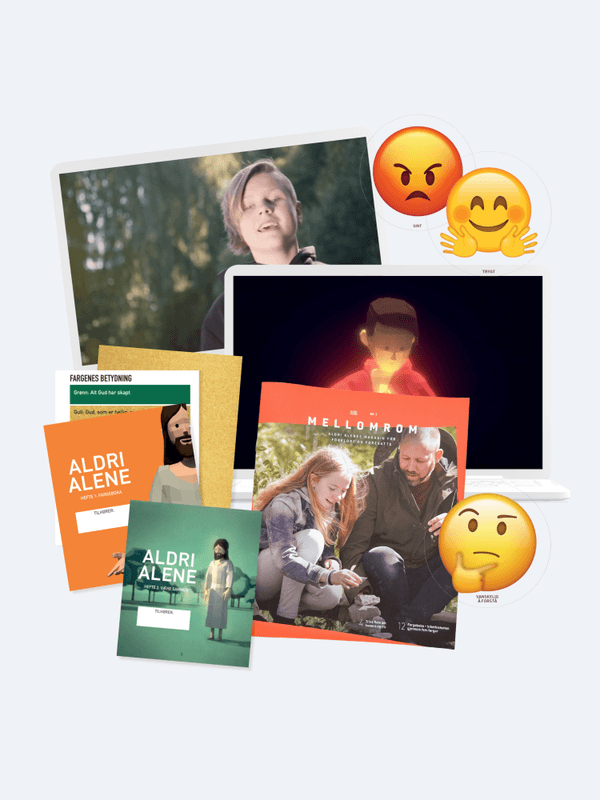 Aldri Alene pakke 1